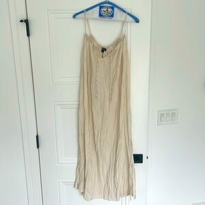 Jcrew Crinkled side-slit midi dress new this season